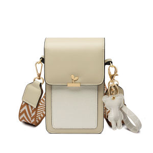 IELGY กระเป๋าโทรศัพท์มือถือน่ารักสะพายไหล่ขนาดเล็กแฟชั่นกระเป๋าเอกสารทรงสี่เหลี่ยมขนาดเล็ก