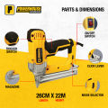 POWERHOUSE USA Electric Nailer Gun With Adjustable Pressure And Anti Stuck Technology 1800W PH-ENF30-HD PHPT. 
