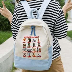 PVJ Tas Sekolah Anak yang Ideal untuk Membawa Buku dan Alat Tulis / Ransel Motif Anomali Brainrot