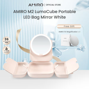 AMIRO M2 LumoCube Portable LED Bag Mirror Pink