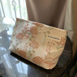 Cosmetic BagsSmall Floral Cosmetic BagFlower Printing Toiletry Bag Travel Makeup Bag