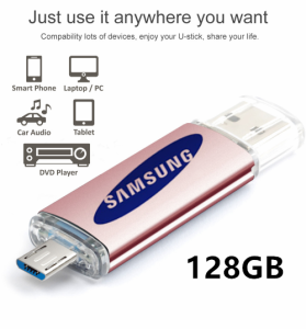 Flashdisk-Flash Drive 2 in 1 OTG SAMSUNG USB 2.0 4GB /8GB /16GB /32GB /64GB /128GB