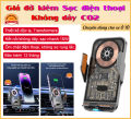 Giá đỡ kiêm Sạc điện thoại ko dây 15W sạc nhanh xe hơi oto car C02 GIORMANI. 