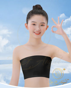 Sis & Angel Padded Tube Bra Elastic Extender 3 Hook Modal Ice Silk Strapless Straight Design - T003