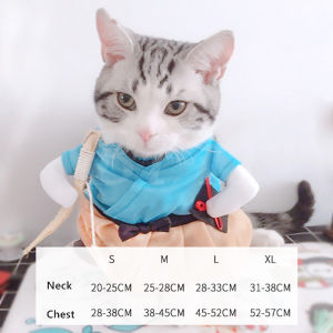 Cat Clothing Pets Cute Costumes Kitty Kitten Puppy Costume Suits Dressing Up Party Clothes