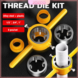 Jozoo PVC Pipe Threader NPT Thread Tap Die Set Plumbing PVC Thread Tool