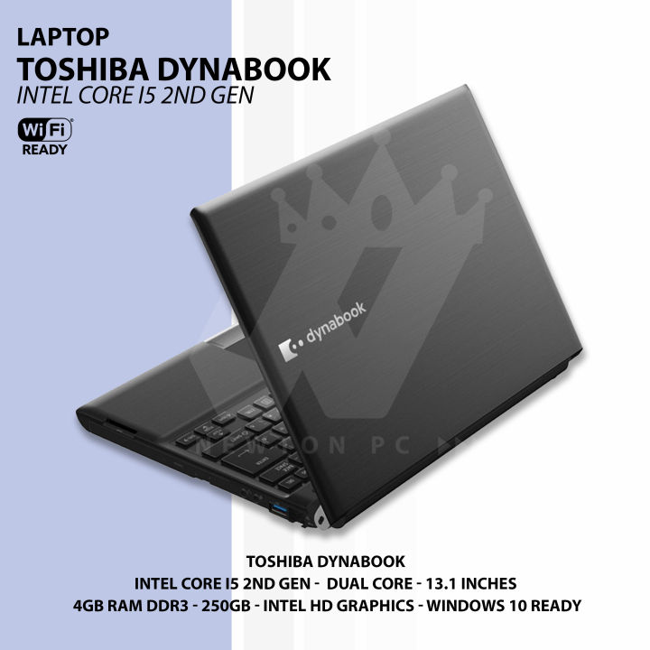 Laptop ( Toshiba Dynabook Satellite / Intel i5 2ND Gen / 4GB Ram 250GB HDD  / Free Webcam & Charger ) Ready to Use P.R.E.O.W.N.E.D UNIT | Lazada PH