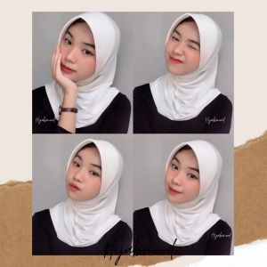Hijab Sporty / Hijab Instant / Hijab Sporty Olah Raga Spandek Bergo Polos