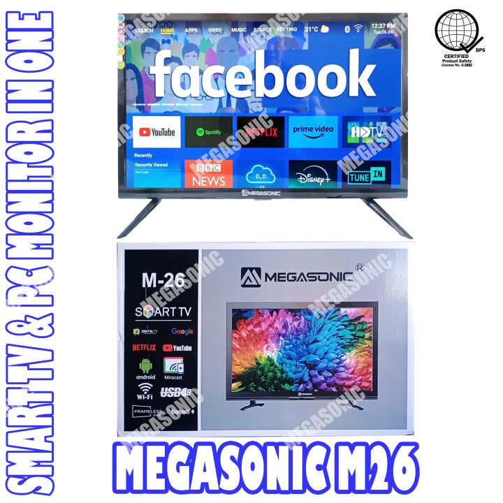 MEGASONIC%2024%20INCH%20SCREEN%20BUILT%20IN%20SMART%20TV%20AND%20DIGITAL%20ISDB-T%20WITH%20BLUETOOTH%20ANDROID%20TV%20%20M26%20SMART%20-%20Image%202