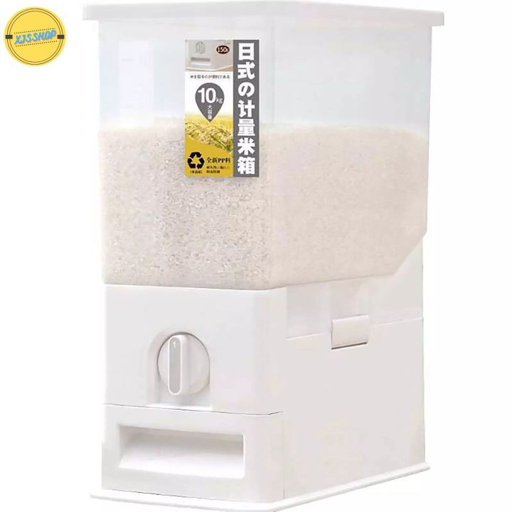 Transparent Rice Box Rice Bucket Dispenser Moisture Proof Box Transparent | Lazada PH