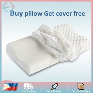 Buy 1 Take 1Natural Latex Pillow High Quality Adult Neck Support Latex Pillow Memory Foam Pillow Ready Stock