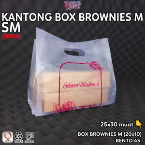 Kantong Plastik Dove 25x30 muat Mika Bento 4 Sekat isi 50 Softhandle Bag