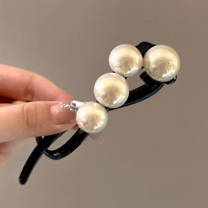 Women Peal Metal Barrette Clip Hairpins Simulated Pearl Bridal Tiara Hair Accessories Wedding Fashion Hairstyle Design Tools