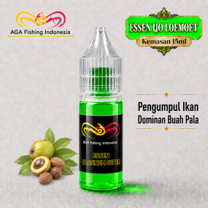 AGA Essen IJO LOEMOET Pengumpul Ikan Dominan Buah Pala Campuran Umpan Pancing Ikan 15ml