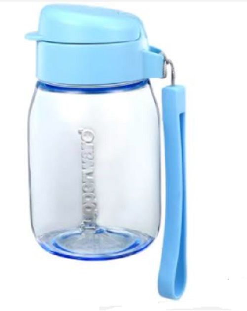 ready stock - tupperware cute 2 go / cute to go 350ml tumbler blue (1)