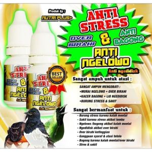 BMW Nutri Plus Anti Stress antinglowo anti cabul anti stress vitamin burung