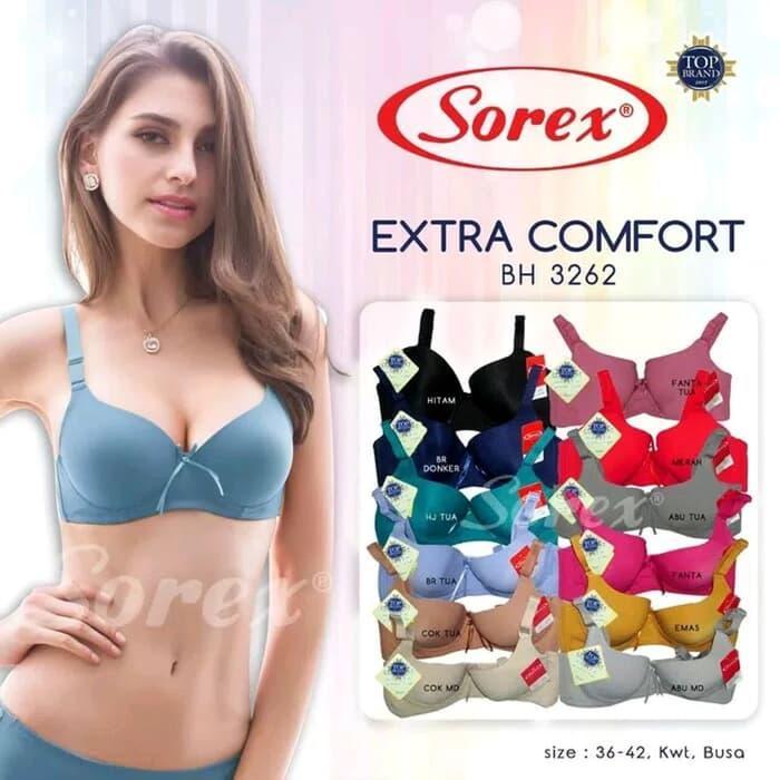 Bra Sorex Extra Comfort Series - BH sorex Cup Besar Kawat Tali lepas Sorex  3262