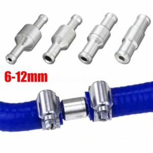 NOBLELUX NBR Rubber Non Return Check Valve Aluminium Chrome One Way Check Valve Stable Inline Check Valve for Petrol Diesel Vegetable Oil Valve
