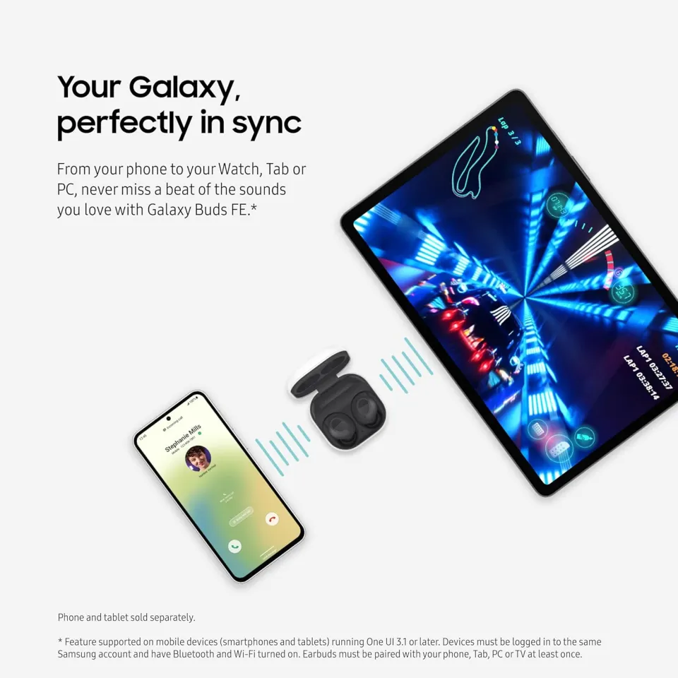 SAMSUNG Galaxy Buds FE True Wireless Bluetooth Earbuds, Comfort