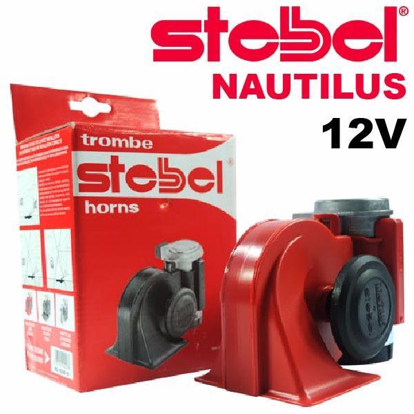 ORIGINAL STEBEL (12V/24V) NAUTILUS SUPER LOUD TWIN AIR HORN MADE IN