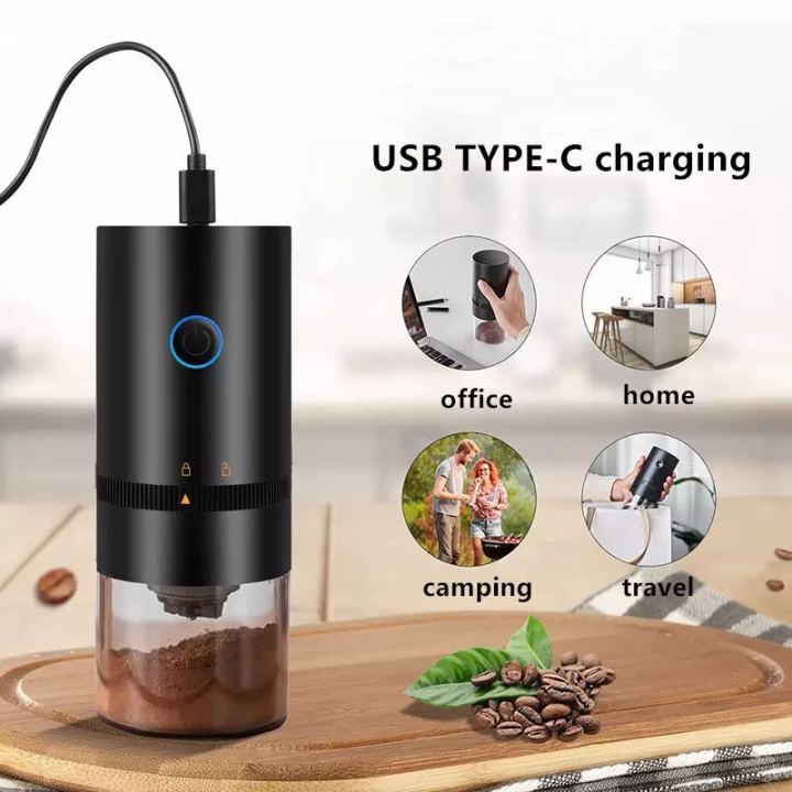 Coffee Bean Grinder USB Electric Coffee Machine Automatic Coffee
