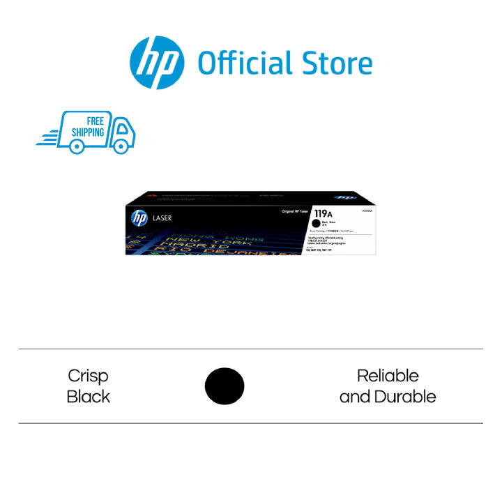HP 119A Black Original Laser Toner Cartridge - HP Color Laser MFP 150a ...