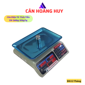 Cân điện tử tính tiền SN-268(30kg/5g ) BẢO HÀNH 12 THÁNG CÂN HOÀNG HUY