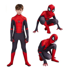 HIKAYA Spiderman Costume for Kids Spiderman Suit Kids Children Superhero Cosplay far-from-Home Bodysuit Lycra Spandex Zentai suit 3D Style