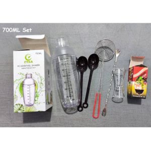 4pcs/set Milktea Basic Equipment Set | Shaker Stirrer Strainer Scoops Jigger Bubble Tea Starter Kit
