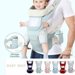 MANNYI Front Facing Baby Carrier Backpack Ergonomic Design Travel Friendly Newborn Sling Baby Carrier Breathable Baby Waist Stool Newborn