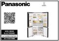 PANASONIC Prime+ Edition Inverter 621L Dual Door Refrigerator with Prime Freeze & Prime Fresh+ NR-XY680YMMM. 