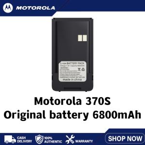Motorola 370s Two Way Radio Walkie Talkie - 20KM Long Range 15W High Power 6800mAh Type-C Rechargeable | IP54 Waterproof & Dustproof | Dual-Band UHF VHF Receive FM/AM Frequency | One-Key Matching for Outdoor Walkie-Talkies