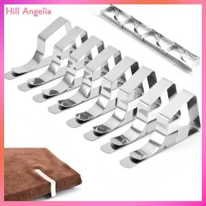 [Hill Angelia] Stainless Steel Table Cloth Clamps Tablecloth Clip Holder for Party Wedding