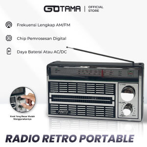 Radio AC/DC 4250 Portable International 2 BAND FM - AM Antik Klasik Jadul Awet kelas