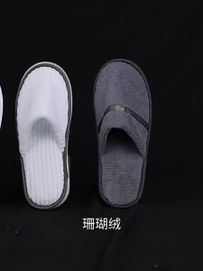 Five-Star Hotel Slippers Thickened Non-Slip Cotton For Home Use And Entertaining Guests In Spring