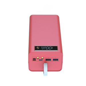 DIY LCD Displays No Welding With LED Lighting Charging Holder Battery Storage Box