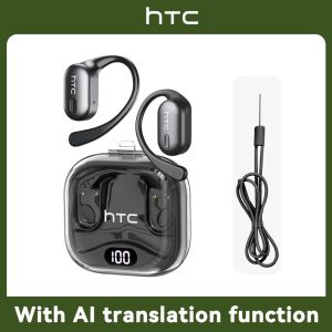 HTC NE08 AI Translation Headphones Bluetooth 6.0 Real-Time Translation 135 Languages HiFi Sound 10mm Speaker