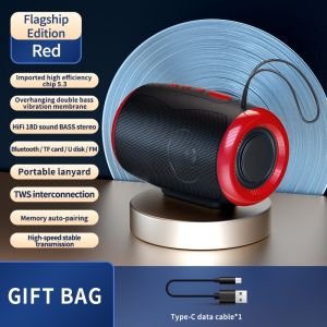 Speaker Bluetooth Subwoofer Nirkabel LED Bass Ganda Baru 2025 - Wireless FM AUX BT TF Music Player