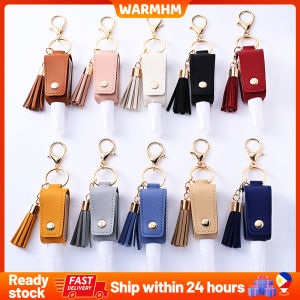 Portable Hand Sanitizer Holder Leather Key chain Alcohol Spray Bottle Various Colors Available