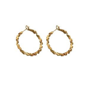 BEAUTYLADIES ตะขอเจาะรู ต่างหูวงกลมผู้หญิง พูดเกินจริง ง่ายๆ อุปกรณ์เสริมเครื่องประดับหู หวานหวานแหววว ตกแต่งหู ต่างหูแหวนกลม ของขวัญสำหรับเด็ก