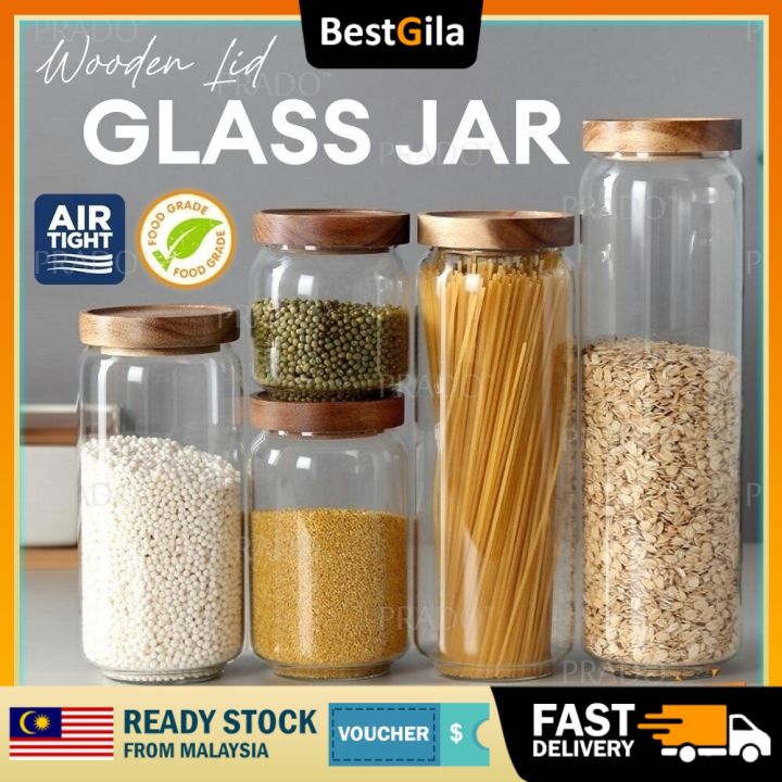 BestGila MALAYSIA 100 Airtight Glass Jar Seasoning Jar Condiment