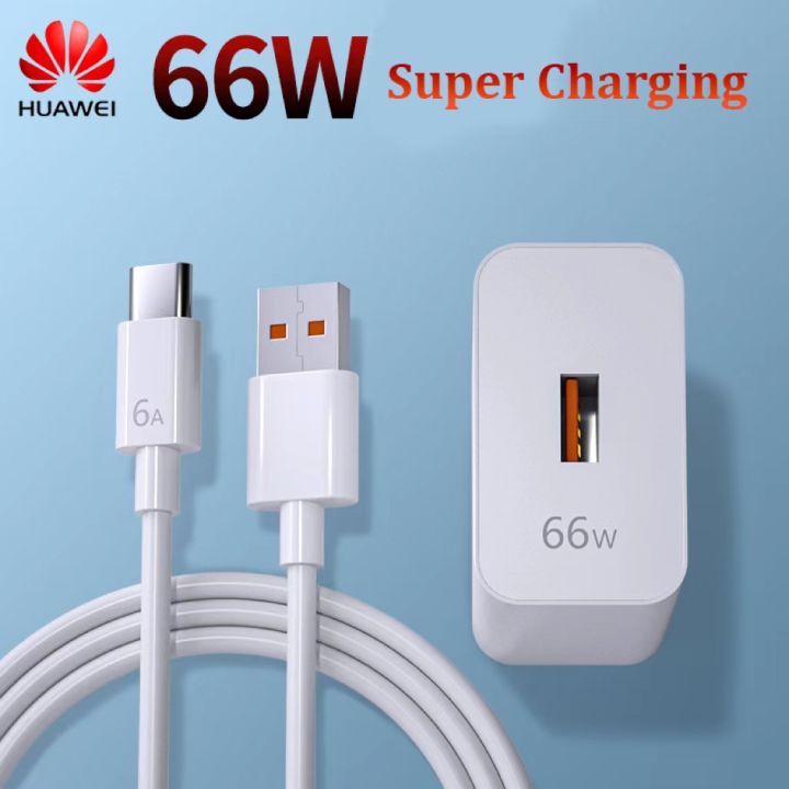 Original For Huawei 66W Charger SuperCharge Fast Charger Power