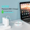 For Mac Book Pro Charger 140W USB C Charger Fast Charger Power Adapter for MacBook Pro MacBook Air iPad Pro Samsung Galaxy and All USB-C Devices 6.6ft Type C to C Cable A2485 A2780. 