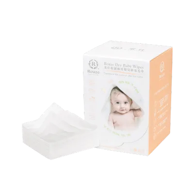 Roaze Dry Baby Wipes (Tender) 80pcs 20*20cm Medical Grade (dry & wet Use)