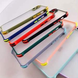 เคส กันกระแทก ขอบสี case Samsung A02 M02 / Xiaomi Redmi 9T