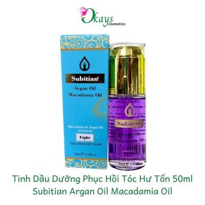 Tinh dầu dưỡng tóc Macadamia Nut Oil OK021 giúp tóc bóng mượt không bết rít 50ml