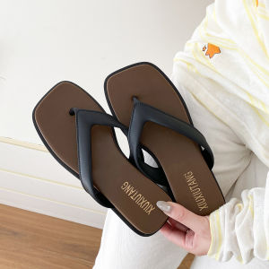 [Free Shipping] 2026 New Thick-Soled Wedge Flip-Flops For Women Fashionable And Versatile For Summer Outdoor Wear Non-Slip Beach Sandals For Women