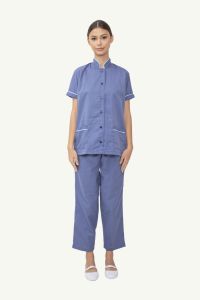 NN Premium Scrub Set- Annie Suit for Doctors Nurse Spa Clinic Household Yaya Nanny Uniform | 100% Cotton