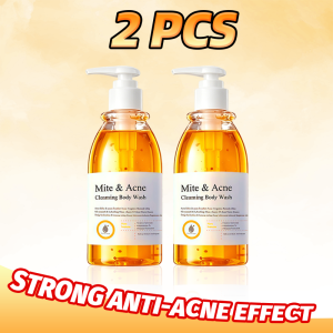 【BUY 2 TAKE 2】FDA Anti‑Acne Anti‑Mite Body Wash & SAK Purple Sunscreen Set Sun & Bacne Skin Care