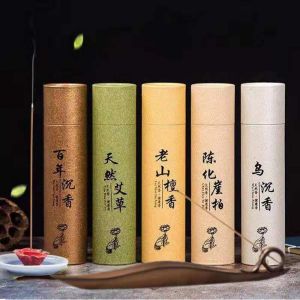 21cm Incense Stick Sandalwood 400Pcs/Box Natural Joss Incense Wormwood Agarwood Incense Sticks incense stick holder 線香爐